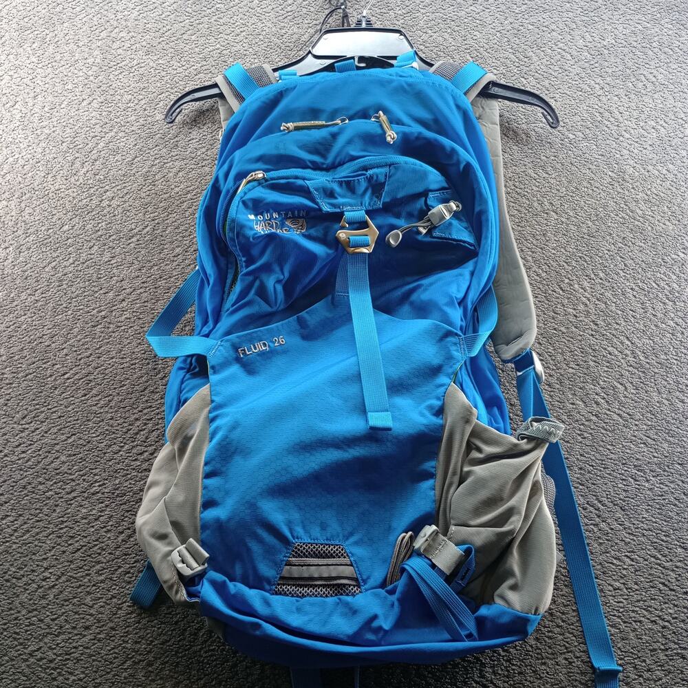 Mountain Hardwear Fluid 26 Hiking Backpack Blue Hydration Daypack Trail Pack